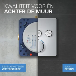 GROHE Precision SmartControl inbouw douchesysteem rond chroom