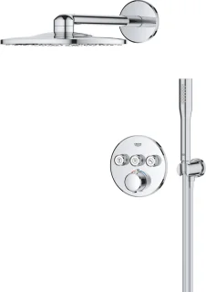 GROHE Precision SmartControl inbouw douchesysteem rond chroom