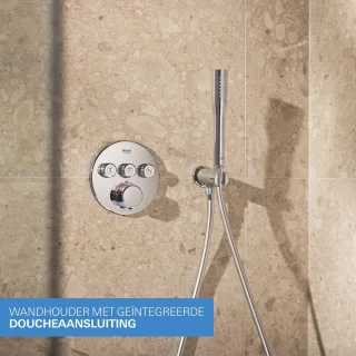 GROHE Precision SmartControl inbouw douchesysteem rond chroom