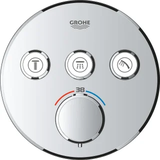 GROHE Precision SmartControl inbouw douchesysteem rond chroom
