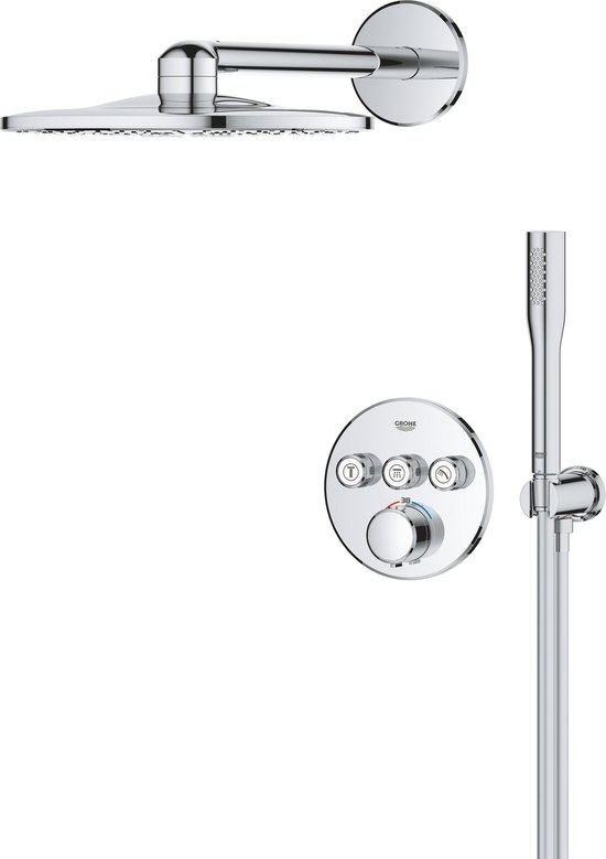 GROHE Precision SmartControl inbouw douchesysteem rond chroom review