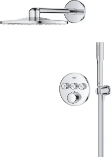 GROHE Precision SmartControl inbouw douchesysteem rond chroom