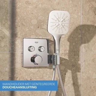 GROHE Precision SmartControl Inbouwdouche Vierkant Chroom