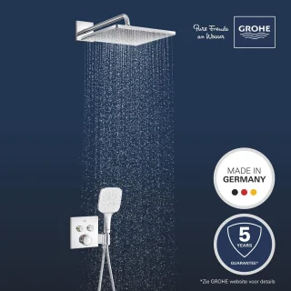 GROHE Precision SmartControl Inbouwdouche Vierkant Chroom