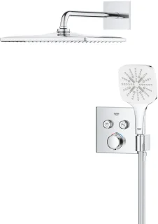 GROHE Precision SmartControl Inbouwdouche Vierkant Chroom