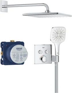 GROHE Precision SmartControl Inbouwdouche Vierkant Chroom
