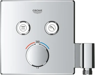 GROHE Precision SmartControl Inbouwdouche Vierkant Chroom