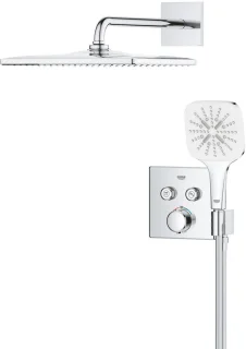 GROHE Precision SmartControl Inbouwdouche Vierkant Chroom