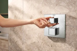 GROHE QuickFix Precision Cube inbouw douchesysteem chroom