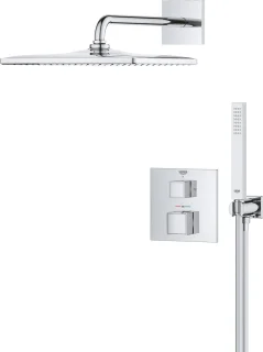 GROHE QuickFix Precision Cube inbouw douchesysteem chroom