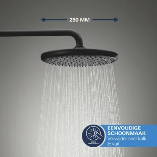 GROHE QuickFix Precision Douchesysteem Rond Matte Black