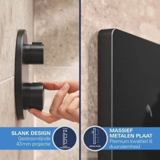 GROHE QuickFix Precision Douchesysteem Rond Matte Black