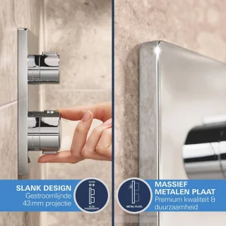 GROHE QuickFix Precision inbouw douchesysteem chroom