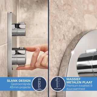 GROHE QuickFix Precision inbouw douchesysteem chroom