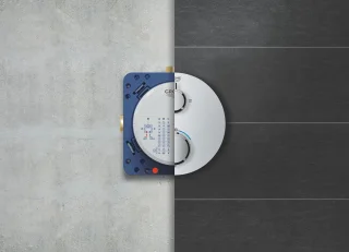 GROHE QuickFix Precision inbouw douchesysteem chroom rond