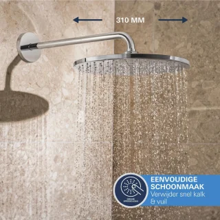 GROHE QuickFix Precision inbouw douchesysteem chroom rond