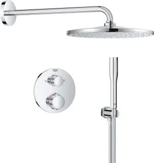 GROHE QuickFix Precision inbouw douchesysteem chroom rond