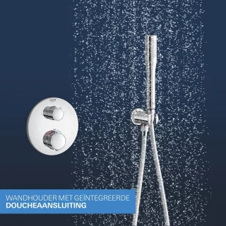 GROHE QuickFix Precision inbouw douchesysteem chroom rond