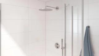 GROHE QuickFix Precision inbouw douchesysteem chroom rond