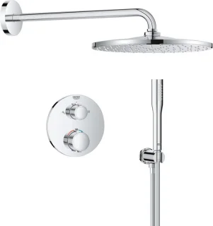 GROHE QuickFix Precision inbouw douchesysteem chroom rond