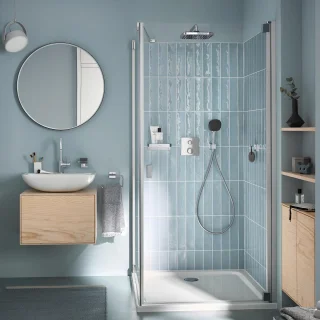 GROHE QuickFix Precision inbouw douchesysteem chroom vierkant