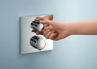 GROHE QuickFix Precision inbouw douchesysteem chroom vierkant