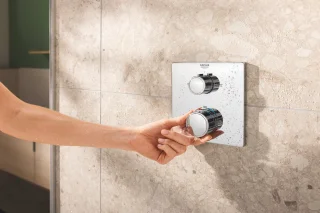 GROHE QuickFix Precision inbouw douchesysteem chroom vierkant
