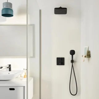 GROHE QuickFix Precision inbouw douchesysteem vierkant matte black
