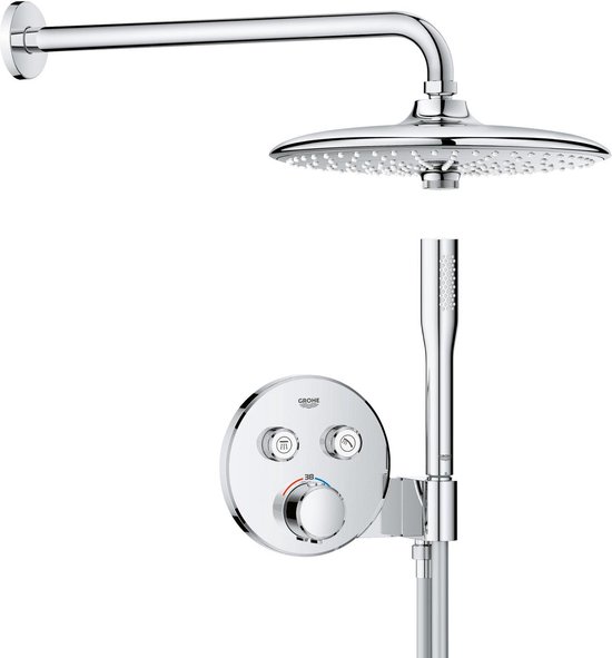 GROHE QuickFix Precision SmartControl inbouw douchesysteem chroom review