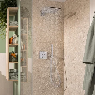 GROHE QuickFix Precision SmartControl inbouw douchesysteem vierkant chroom