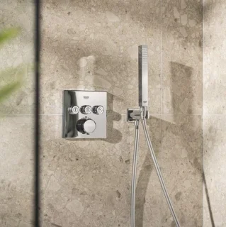 GROHE QuickFix Precision SmartControl inbouw douchesysteem vierkant chroom