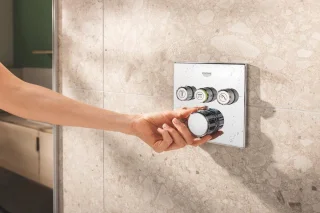 GROHE QuickFix Precision SmartControl inbouw douchesysteem vierkant chroom
