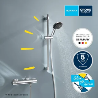 GROHE QuickFix Precision Trend doucheset chroom