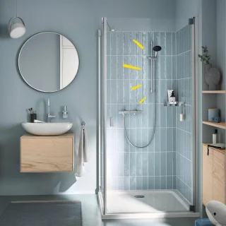 GROHE QuickFix Precision Trend doucheset chroom