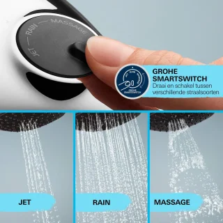 GROHE QuickFix Precision Trend doucheset chroom