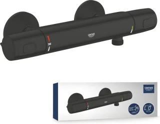 GROHE QuickFix Precision Trend thermostatische douchemengkraan Matte Black