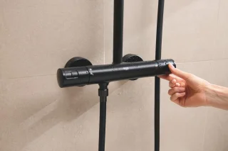 GROHE QuickFix Vitalio Comfort 250 Douchesysteem Matte Black