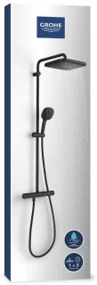 GROHE QuickFix Vitalio Comfort 250 Douchesysteem Matte Black