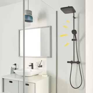 GROHE QuickFix Vitalio Comfort 250 Douchesysteem Matte Black