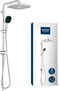 GROHE QuickFix Vitalio Comfort 250 Flex douchesysteem chroom
