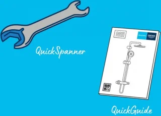 GROHE QuickFix Vitalio Comfort 250 Flex douchesysteem chroom