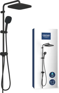 GROHE QuickFix Vitalio Comfort 250 Flex Douchesysteem Matte Black