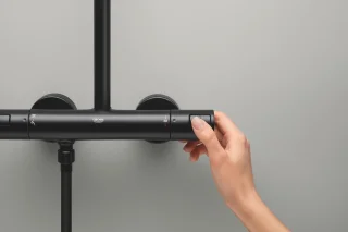 GROHE QuickFix Vitalio Comfort 250 Flex Douchesysteem Matte Black