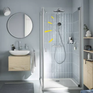 Grohe QuickFix Vitalio Start 310 regendoucheset