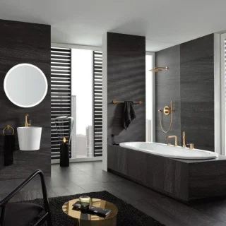 GROHE Rainshower 310 Hoofddoucheset Cool Sunrise Geborsteld