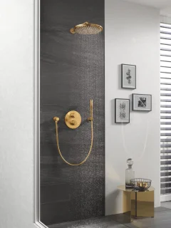 GROHE Rainshower 310 Hoofddoucheset Cool Sunrise Geborsteld