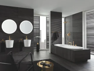 GROHE Rainshower 310 Hoofddoucheset Cool Sunrise Geborsteld