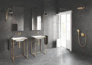 GROHE Rainshower 310 Hoofddoucheset Cool Sunrise Goud
