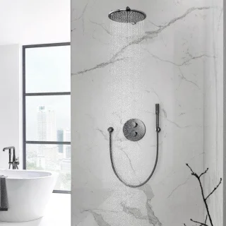 GROHE Rainshower 310 Hoofddoucheset Hard Graphite