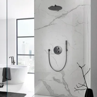 GROHE Rainshower 310 Hoofddoucheset Hard Graphite